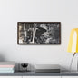 Narada Falls Yellowstone Gallery Canvas Wraps Horizontal Frame 20″ x 10″ Walnut 1.25"
