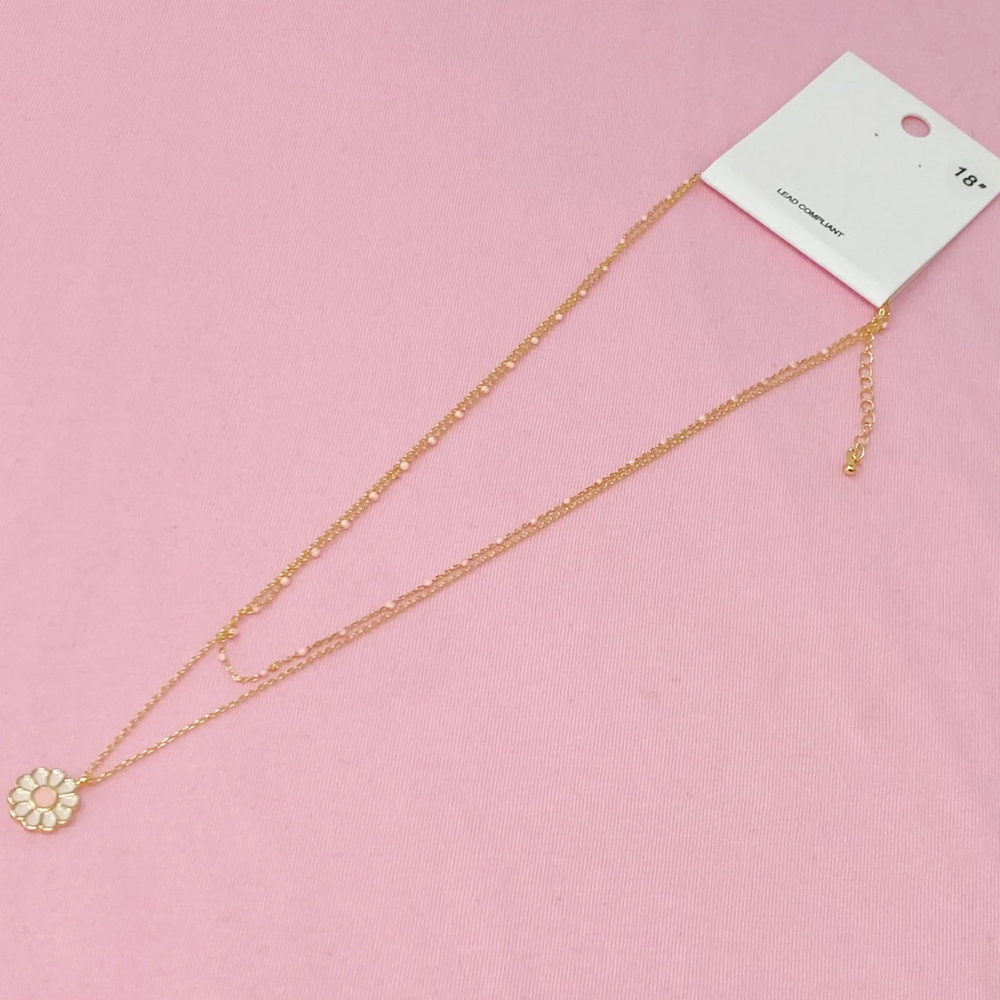Layered Daisy Necklace