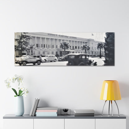 Sunset Bowling Center Largest in U.S 1939 Canvas Gallery Wraps 60″ x 20″ 1.25"