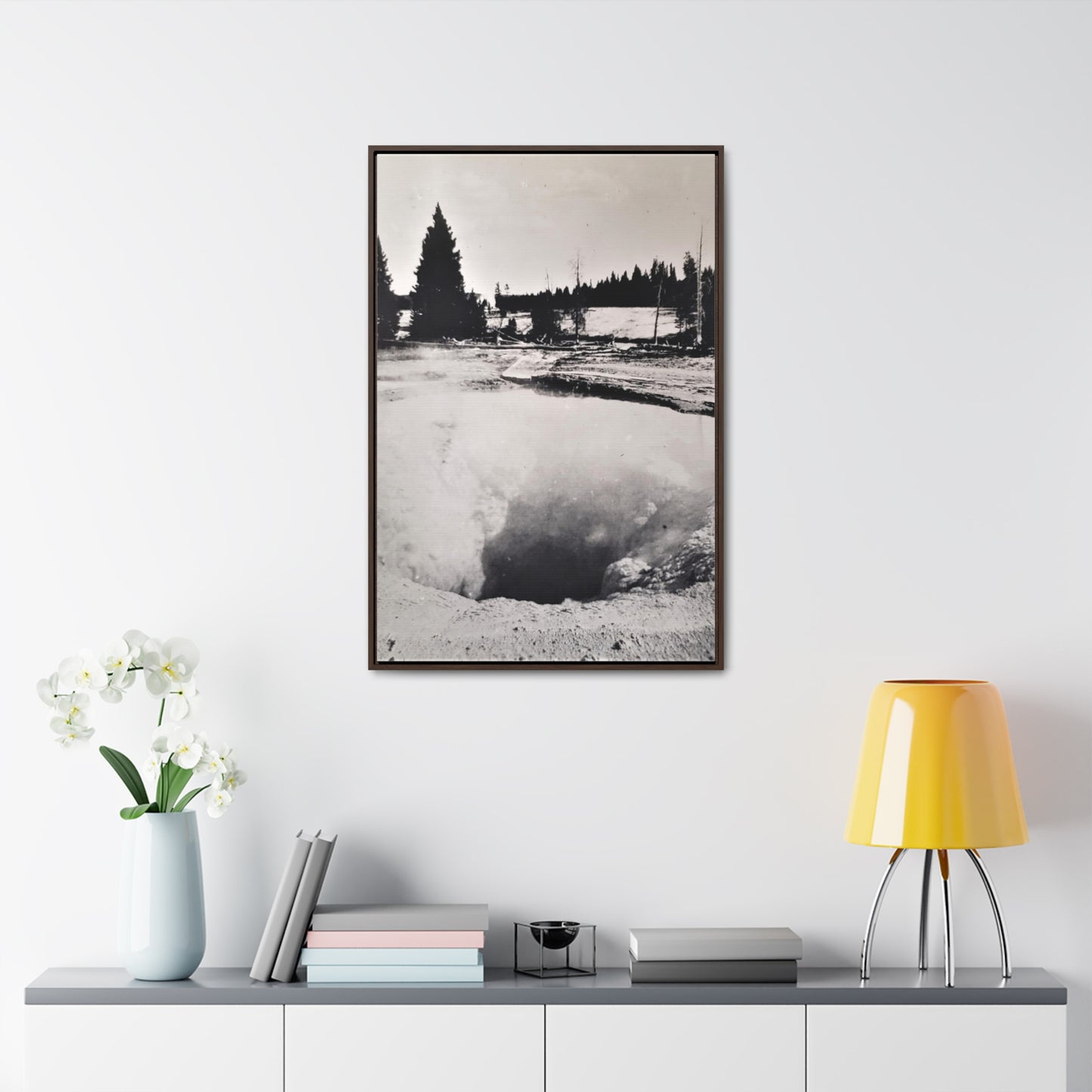 Morning Glory Pool Yellowstone Gallery Canvas Wraps, Vertical Frame