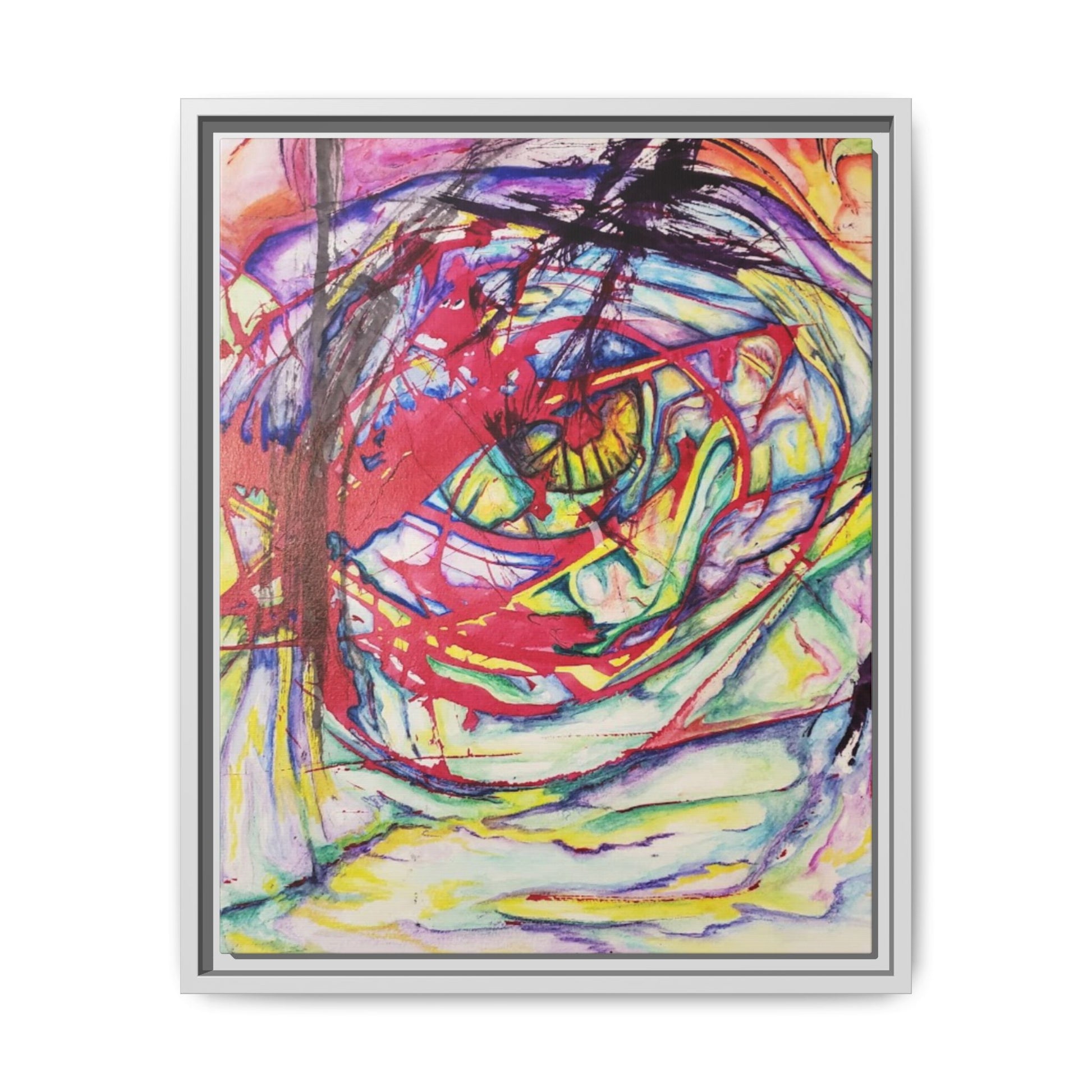 The Eye Framed Art Print - Kia Day Design