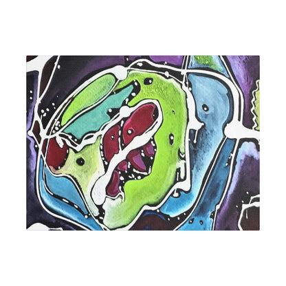 Alien Satin Canvas, Stretched 16″ x 12″ (Horizontal) 1.5"