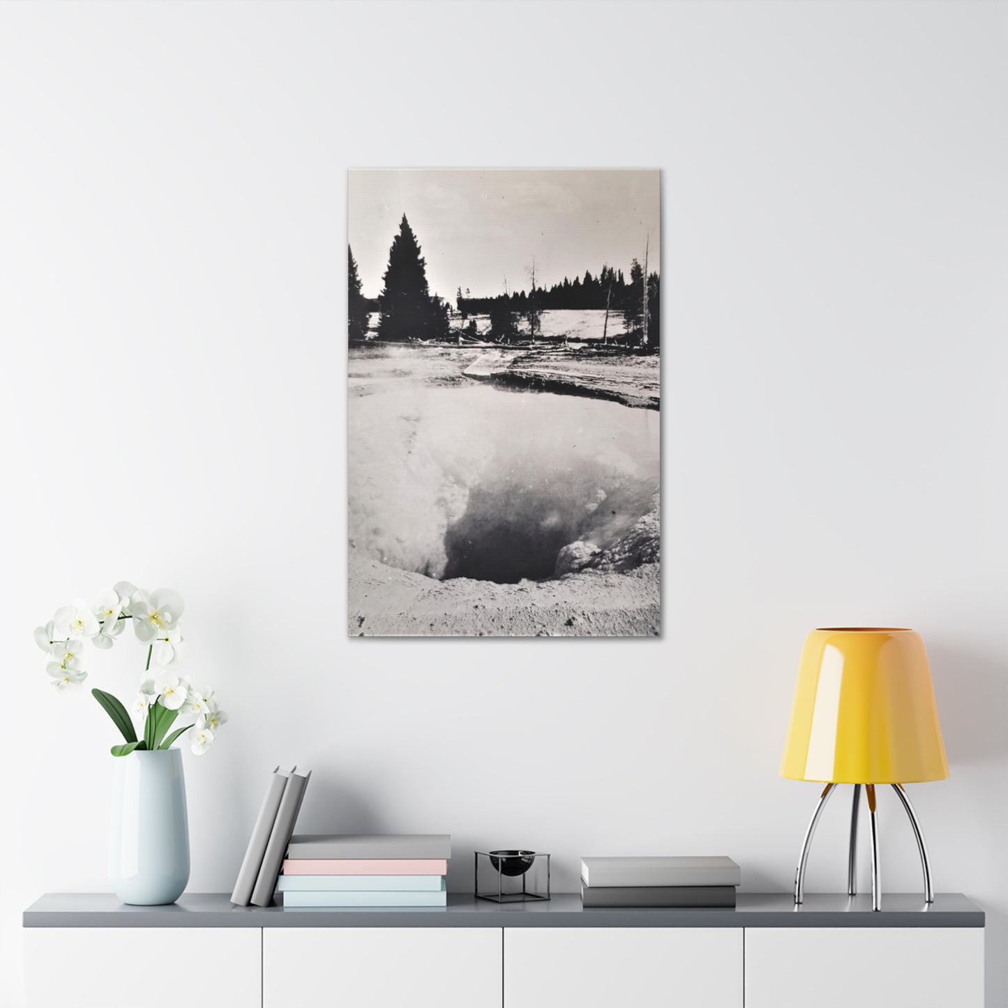 Morning Glory Pool Yellowstone Canvas Gallery Wraps