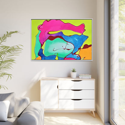 Kool Kid Matte Canvas Framed - Kia Day Design