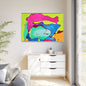 Kool Kid Matte Canvas Framed - Kia Day Design