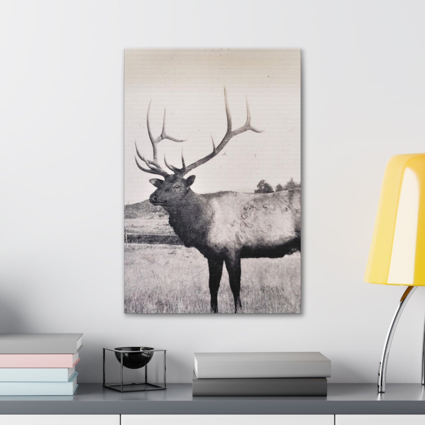 Yellowstone Bull Elk Canvas Gallery Wraps