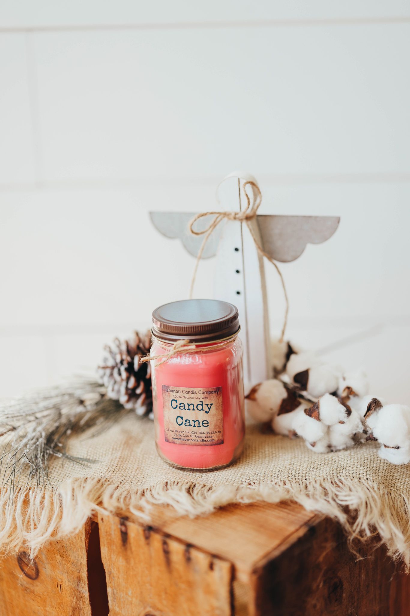 Candy Cane Candle - - Candles & Melts