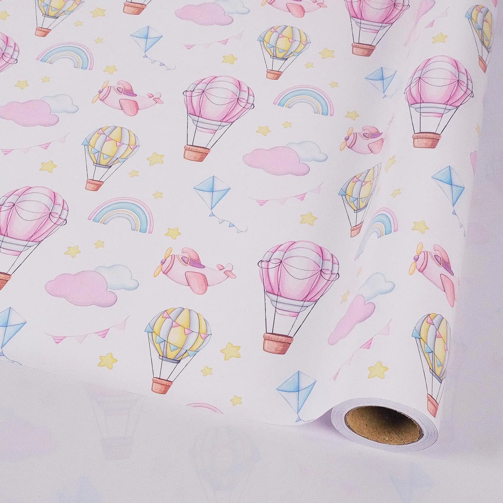 RayofSun Hot Air Balloons Wrapping Paper - Hot Air Balloon - wrapping paper