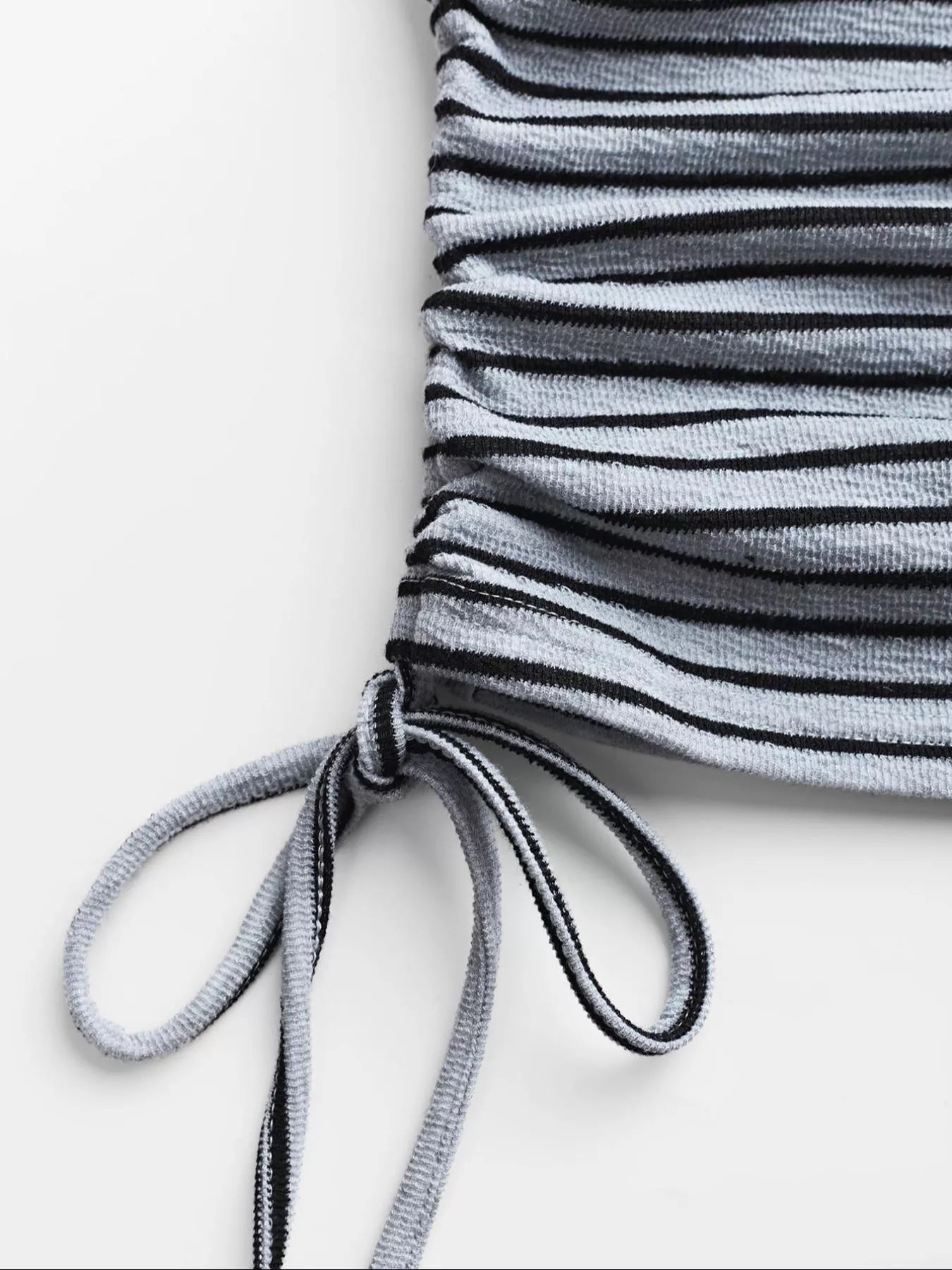 Striped Crop Top and Wide Leg Pants Set- Shopimist- {{Product type}}