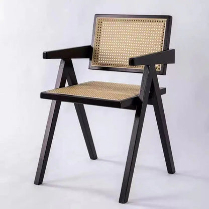 Nordic Solid Wood Rattan Chair Kia Day Design