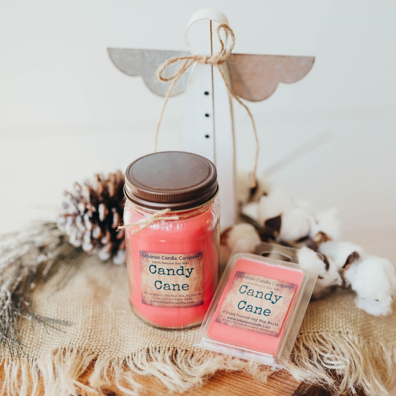 Candy Cane Candle - - Candles & Melts