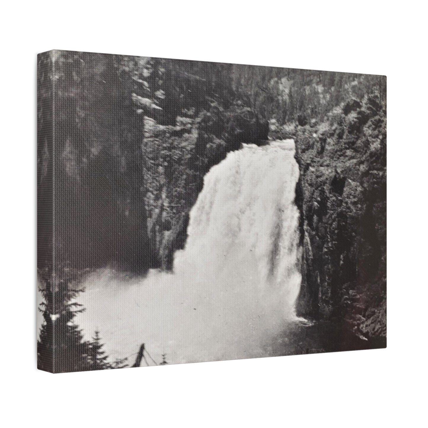 Upper Falls Yellowstone Stretched Canvas