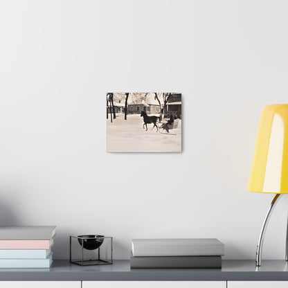 Carriage Ride Canvas Gallery Wraps 10″ x 8″ 1.25"