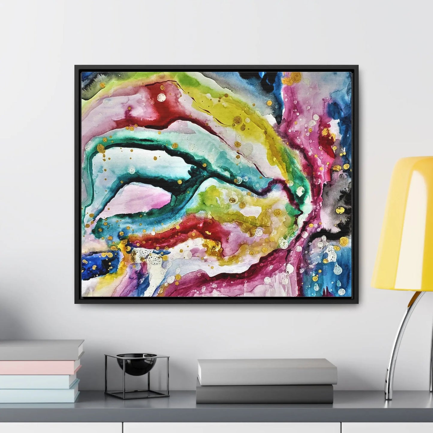 Cosmic Face Gallery Canvas Wraps, Horizontal Frame