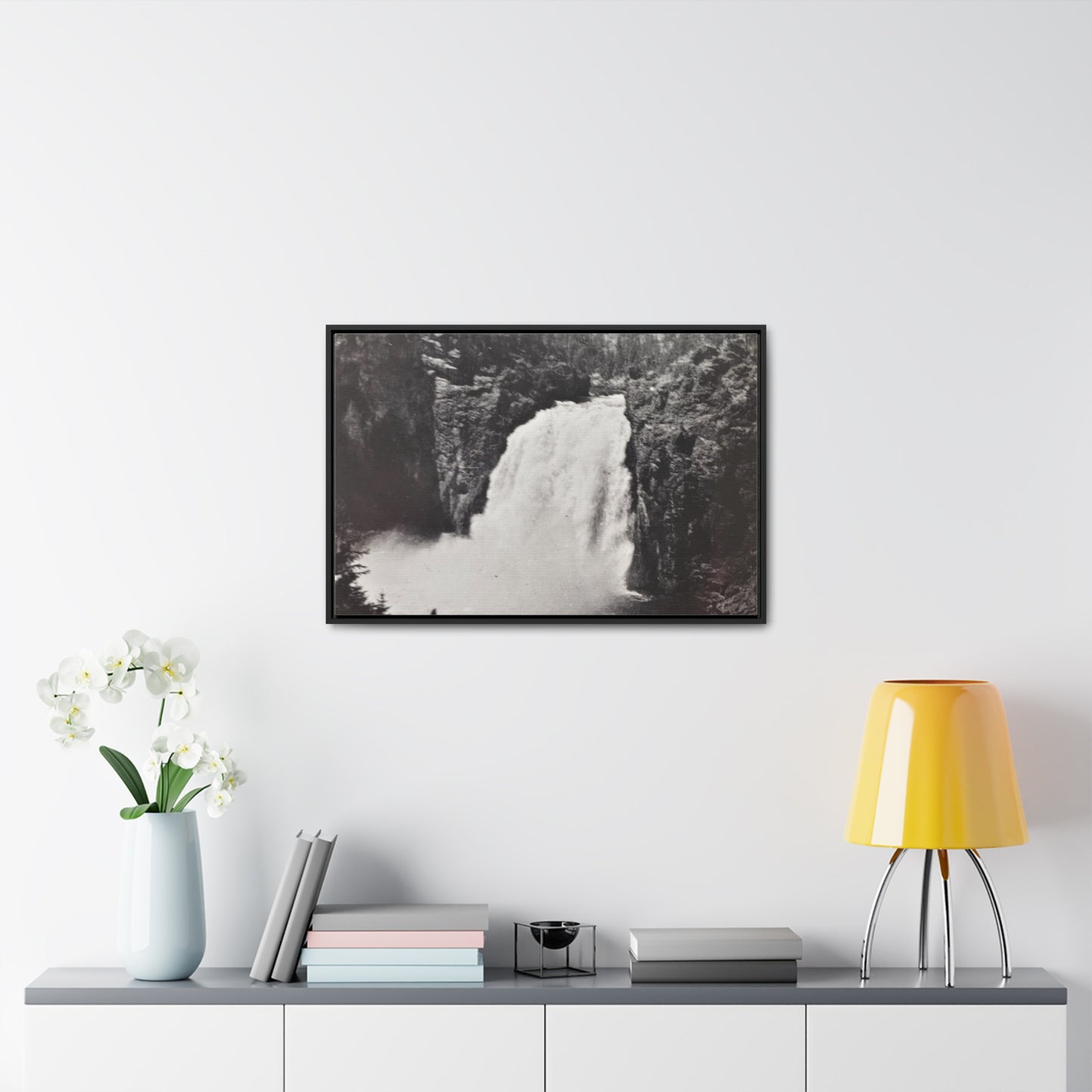 Upper Falls Yellowstone Gallery Canvas Wraps, Horizontal Frame