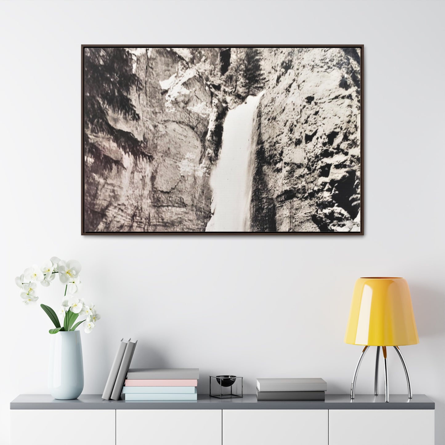 Tower Falls Yellowstone Gallery Canvas Wraps, Horizontal Frame