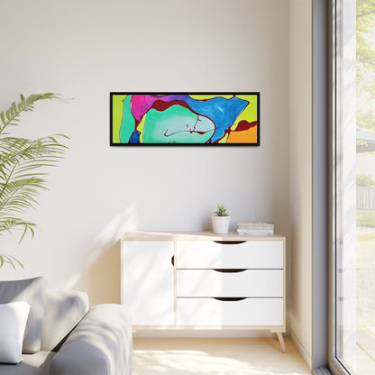 Kool Kid Matte Canvas Framed - Kia Day Design