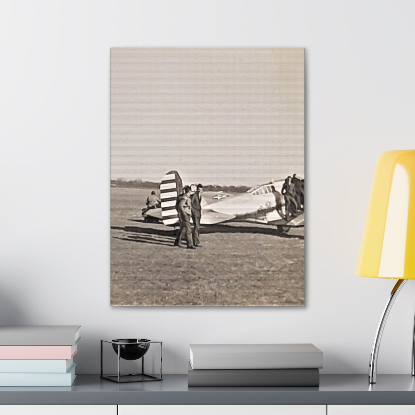 Army Pursuit Plane Ames Airport 1939 Canvas Gallery Wraps