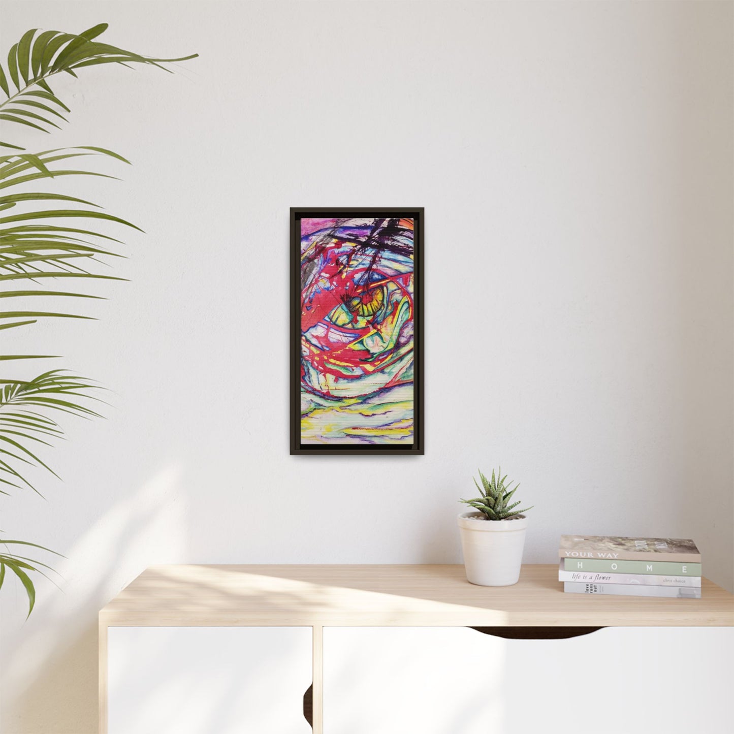 The Eye Framed Art Print - Kia Day Design