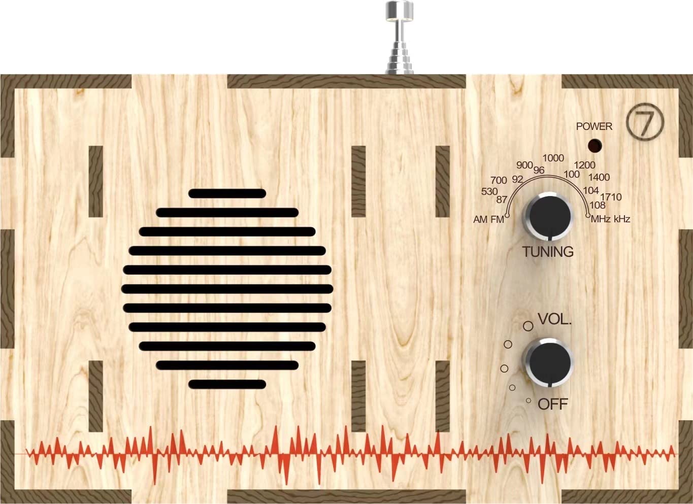 Kaito DIY-63 AM/FM Radio Kit - - radio