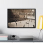 Rockefeller Plaza Easter 1945 Gallery Canvas Wraps Horizontal Frame 24″ x 16″ Black 1.25"