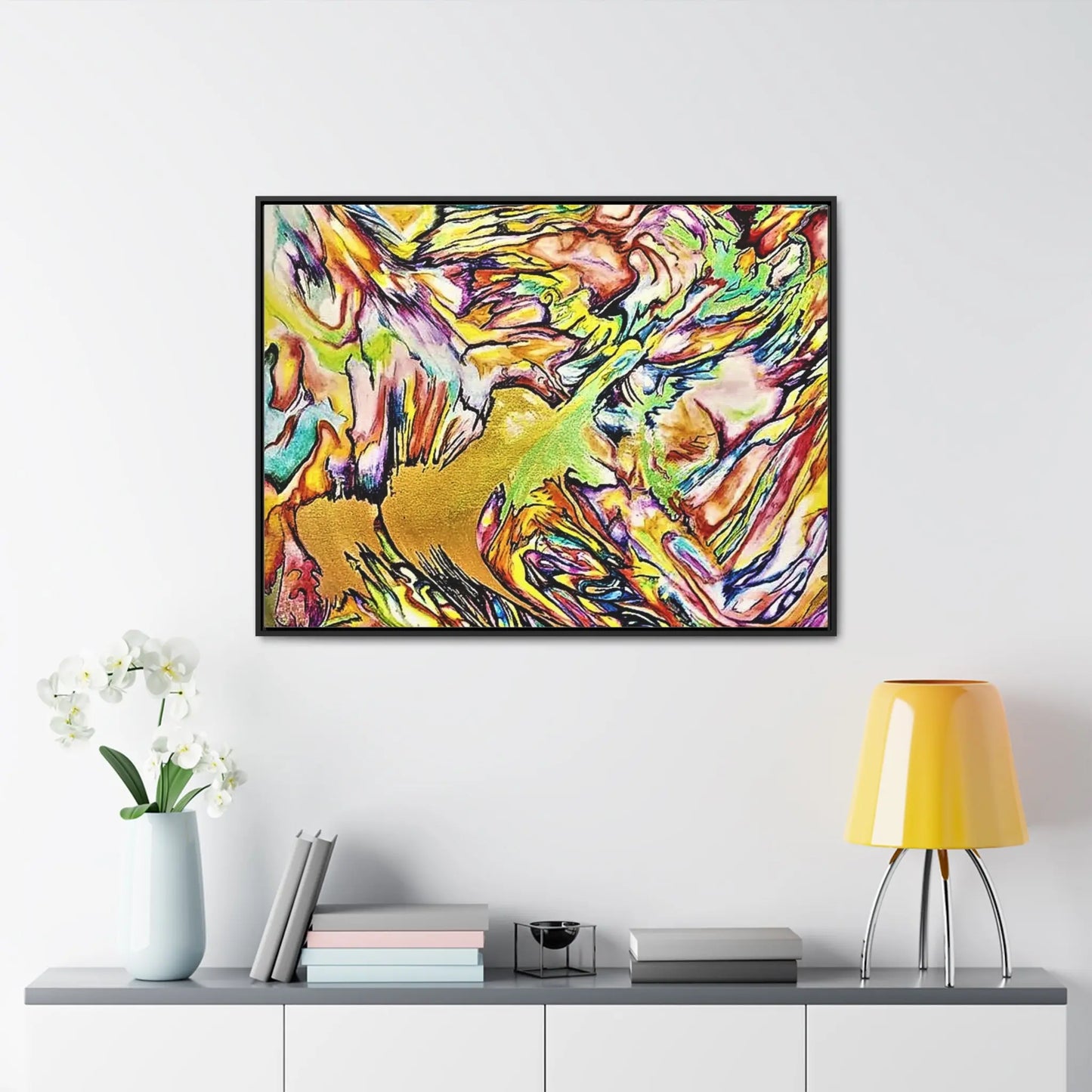 Phoenix Rising Gallery Canvas Wraps, Horizontal Frame