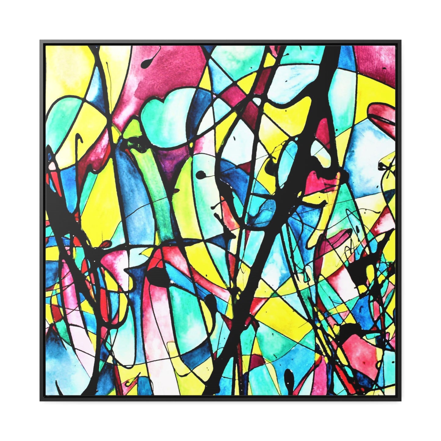 Alien Lady Gallery Canvas Wraps, Square Frame