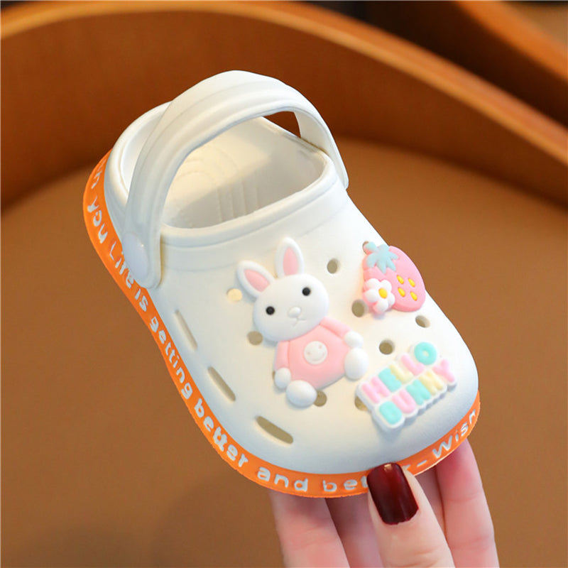 Pink Bunny Kids Slippers - - sandals