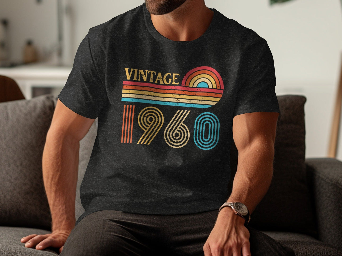 Retro Vintage 1960 Graphic Design Cool Style T-Shirt- Cloud 16 Clothing Co.- {{Product type}}