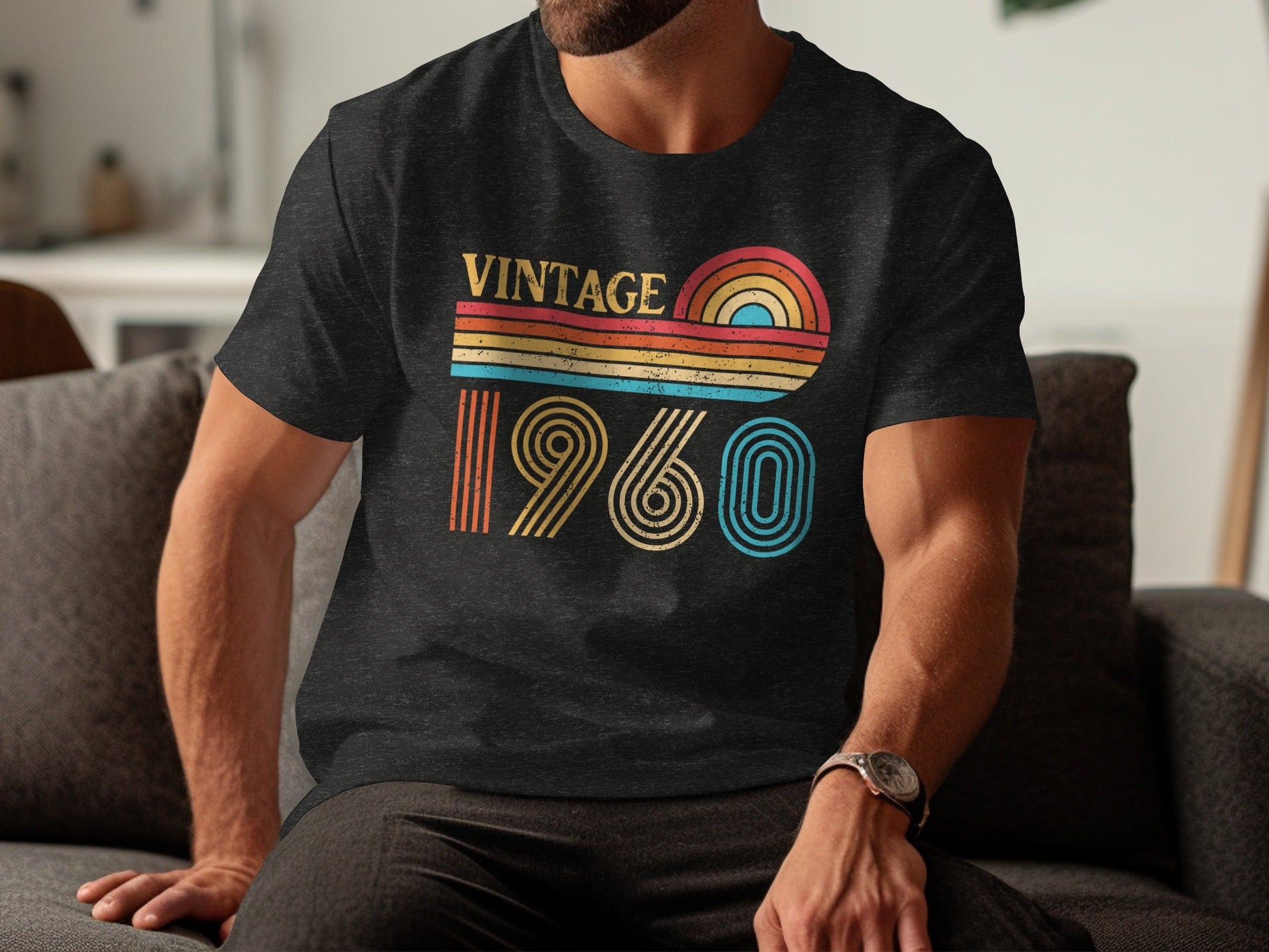 Retro Vintage 1960 Graphic Design Cool Style T-Shirt- Cloud 16 Clothing Co.- {{Product type}}