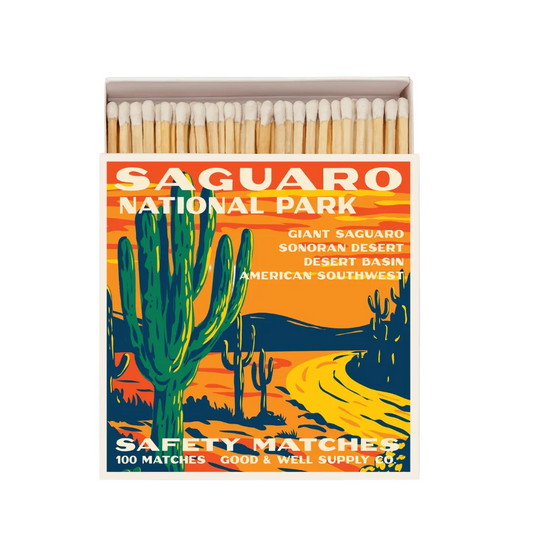 Saguaro Vintage National Park Cabin Matches - - matches