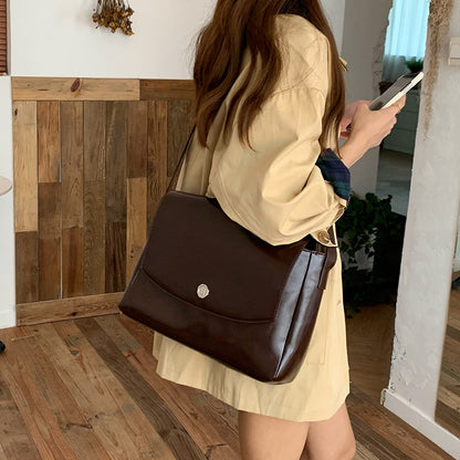 Vintage Chic High-Capacity Briefcase - - briefcase