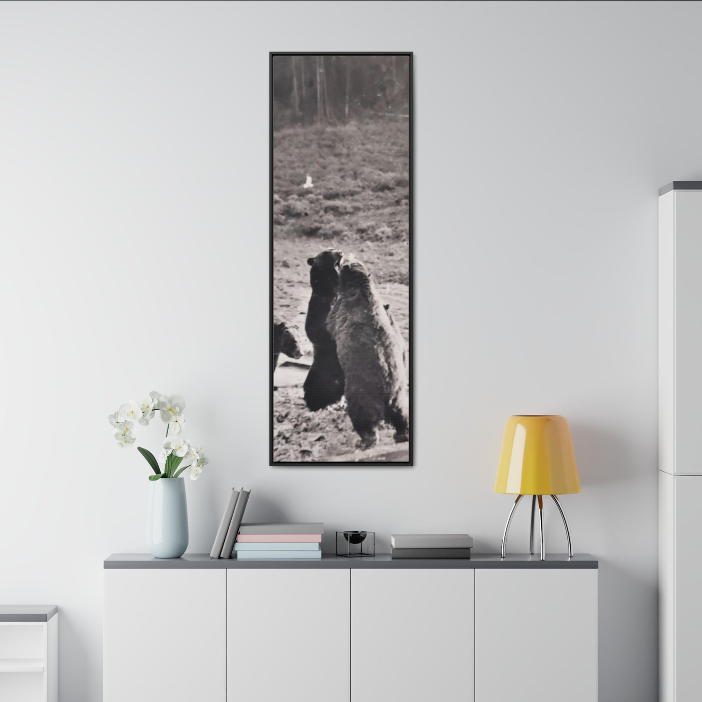 Yellowstone Grizzly Bears Gallery Canvas Wraps, Vertical Frame