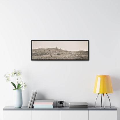 Outside Philip South Dakota Gallery Canvas Wraps Horizontal Frame 36″ x 12″ Black Premium Gallery Wraps (1.25″)