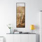 Back View Morris Dam Spillway Gallery Canvas Wraps Vertical Frame 20″ x 60″ 1.25" Walnut