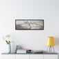 Mount Rainier Gallery Canvas Wraps Horizontal Frame 36″ x 12″ Black Premium Gallery Wraps (1.25″)