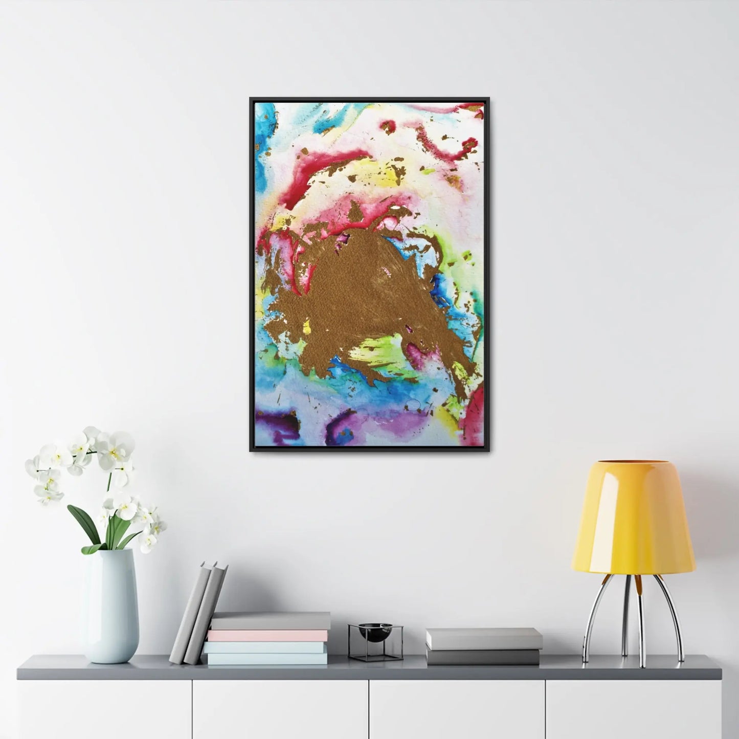 Through The Vapor Gallery Canvas Wraps, Vertical Frame