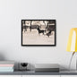 Carriage Ride Gallery Canvas Wraps Horizontal Frame 16″ x 12″ Black Premium Gallery Wraps (1.25″)