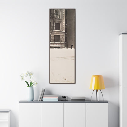 430 W 119th St New York Gallery Canvas Wraps Vertical Frame 20″ x 60″ Premium Gallery Wraps (1.25″) white black