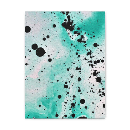 Teal Burst Canvas Gallery Wraps 12″ x 16″ 1.25"