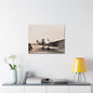 Refueling Mid-Contintent Chief Line Omaha Airport 1939 Canvas Gallery Wraps 30″ x 24″ 1.25"