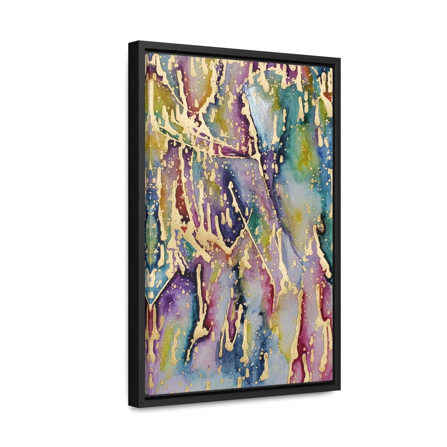 Purple Rain Gallery Canvas Wraps, Vertical Frame