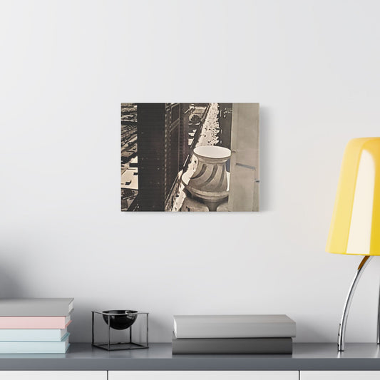 Michigan Ave Chicago Satin Canvas Stretched 14″ x 11″ (Horizontal) 1.5"
