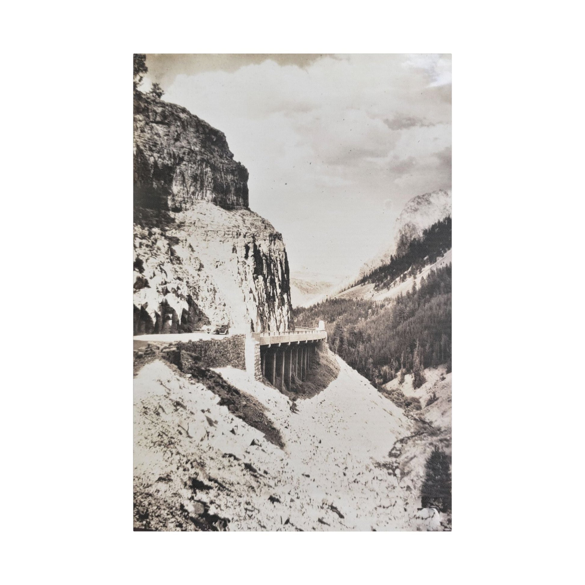Golden Gate Canyon Colorado Satin Canvas Stretched