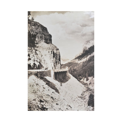 Golden Gate Canyon Colorado Satin Canvas Stretched