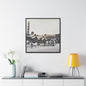 Boeing B-17 Bomber Gallery Canvas Wraps Square Frame 30″ x 30″ 1.25" Black