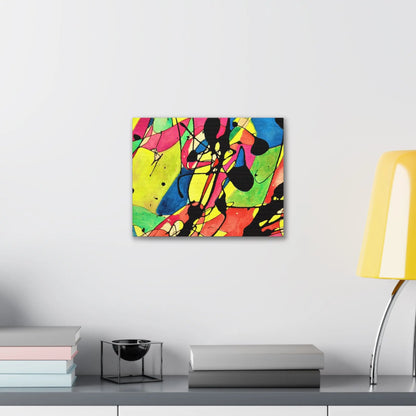 Exploding Earth Canvas Gallery Wraps 14″ x 11″ 1.25"