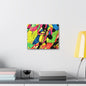 Exploding Earth Canvas Gallery Wraps 14″ x 11″ 1.25"