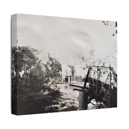 Bridge Satin Canvas Stretched