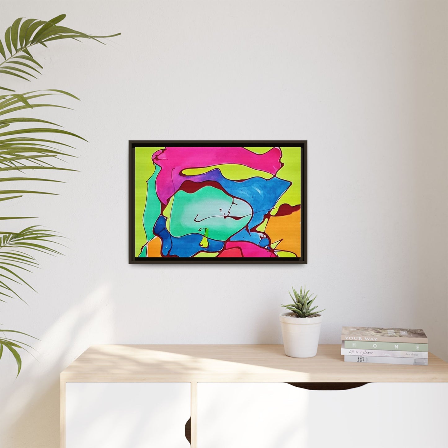 Kool Kid Matte Canvas Framed - Kia Day Design